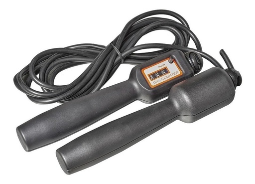 [GM-15GIMNAS120CH] 2 Cuerdas Para Saltar 2.80 M Mango Plásticogim Sport Negro