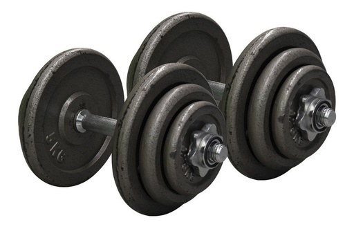 [GM-15GIMNAS163CH] Mancuernas/Barra Con 14 Discos 50Kg Ir93006