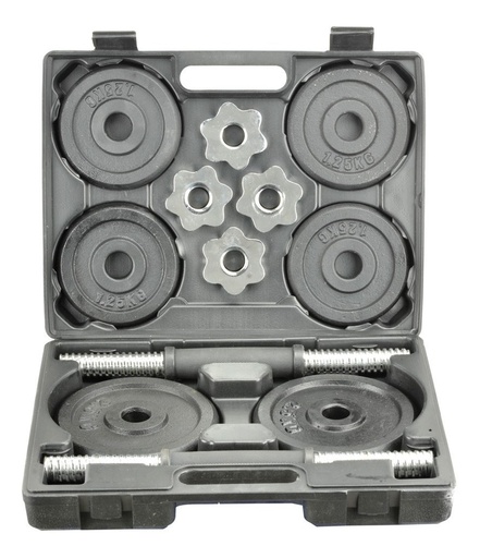 [GM-15GIMNAS169CH] Mancuernas Estuche De 8 Discos 18.4Kg Ir92052