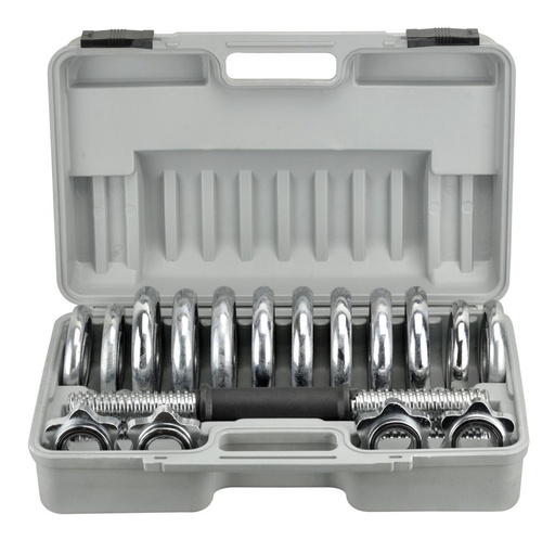 [GM-15GIMNAS175CH] Mancuernas Estuche De 12 Discos 15Kg Ir92053