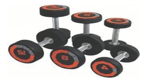 [GM-15GIMNAS464CH] Mancuerna Profesional Pu 32Kg Db-115-032