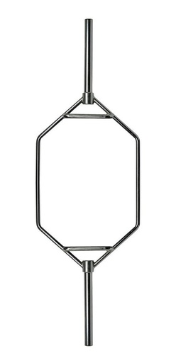 [GM-15GIMNAS472CH] Barra Hexagonal Olímpica 182 Cm 23 Kg Gim Sport Cromada