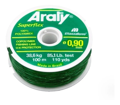 [GM-15HILONY038MA] Hilo De Pesca 4 Colores   Araty  100M .30Mm El Mejor 