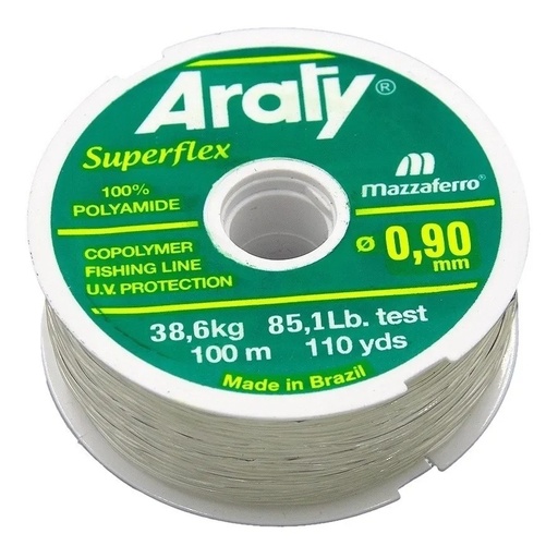[GM-15HILONY049MA] Hilo De Pesca 4 Colores   Araty  100M .30Mm El Mejor 
