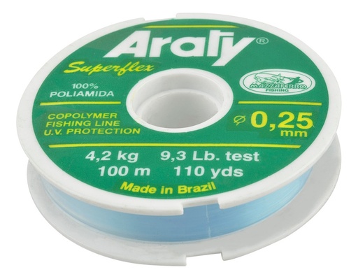 [GM-15HILONY061MA] Hilo De Pesca Azul Araty 100M .35Mm Deporte