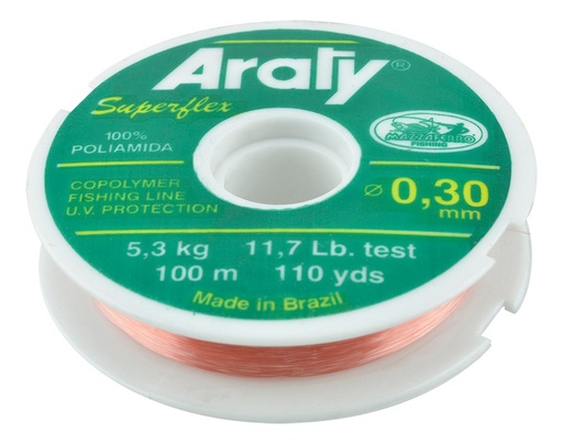 [GM-15HILONY334MA] Hilo De Pesca Rosa Araty 100M .35Mm Deporte