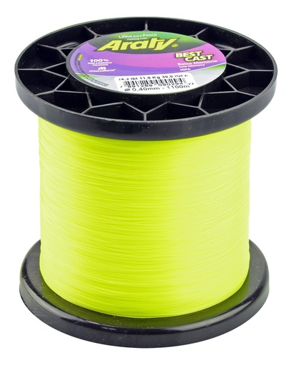 [GM-15HILONY359MA] Hilo De Pesca Best Cast Tournament Amarillo 1100Mx0.60Mm