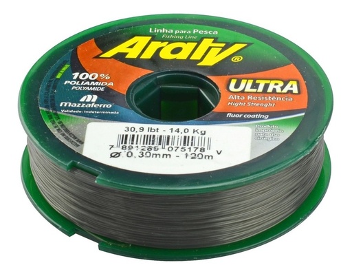 [GM-15HILONY387MA] Hilo De Pesca Ultra Gris 120Mx0.30Mm