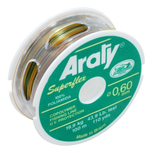 [GM-15HILONY461MA] Hilo De Pesca 4 Colores   Araty  100M .30Mm El Mejor 