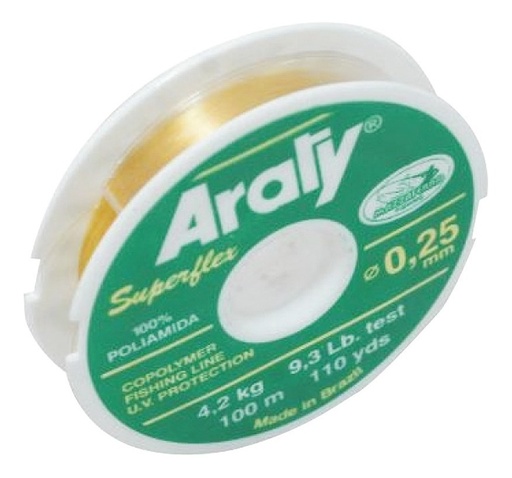 [GM-15HILONY463MA] Hilo De Pesca Oro  Araty  100M .35Mm 19As0351O
