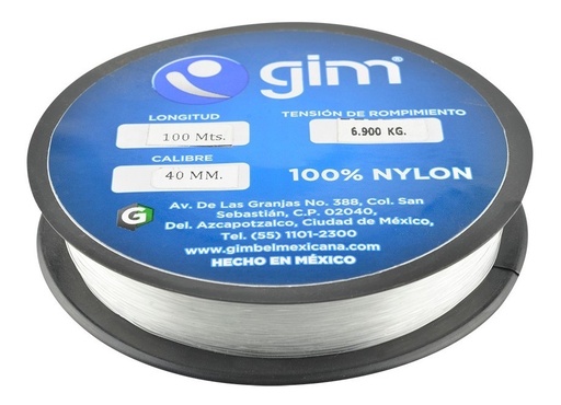 [GM-15HILONY570SM] Hilo De Pesca Dp Blanco Calibre 0.40Mm 100Mts