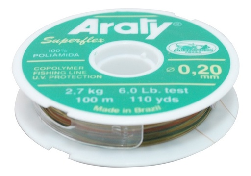 [GM-15HILONY638MA] Hilo De Pesca Multicolor  Araty  100M Calibre .45Mm Deporte