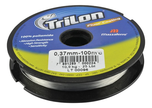 [GM-15HILONY892MA] Hilo De Pesca Trilon Fluorcoat. Gris 100mx.37mm