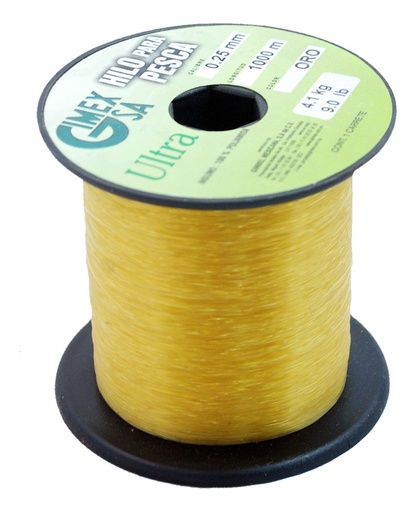 [GM-15HILONY940GI] Hilo De Pesca Oro Ultra 0.45Mm 1000Mts