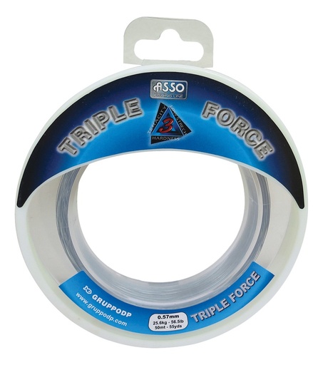 [GM-15HILONY949GI] Hilo De Pesca  Triple Force  1.56 50Mts
