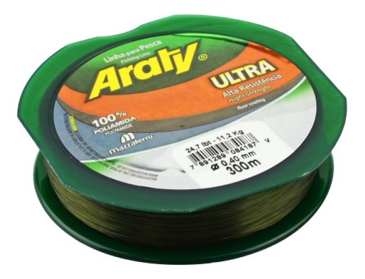 [GM-15HILONY998MA] Hilo De Pesca Araty Ultra 300mx0.33mm Amarillo 19aul3y033