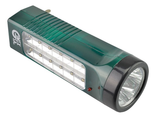 [GM-15LAMPAR105CH] Lampara De Mano Recargable 4+12led Ss-916