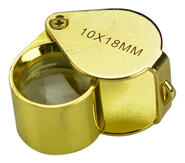 [GM-15LUPASR044CH] Lupa De Relojero (Monocular) 10X Dorado Mg55366