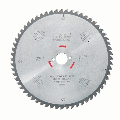 [GM-20WDISCC028MT] Disco Para Sierra Circular Hw/Ct 190X30.48 Wz 628035