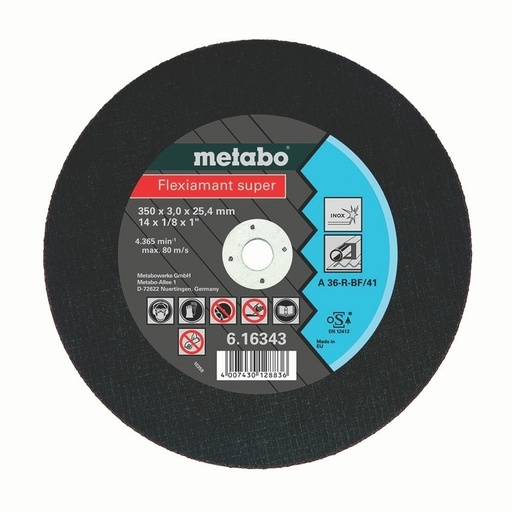 [GM-20WDISCC036MT] Disco Corte Flexiamant S.I. 350X3X25.4Mm 616343