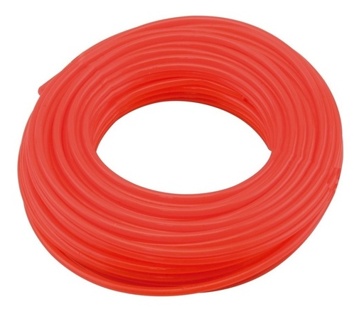 [GM-22HILONY007GM] Hilo Para Desbrozadora 2.65Mm 15M Rojo  Gim Terra