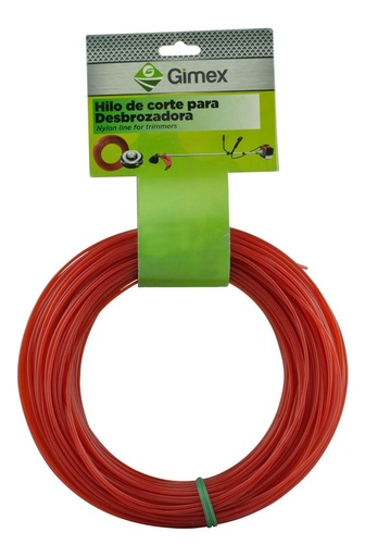 [GM-22HILONY010SG] Hilo Para Desbrozadora 1.60Mm (.065) 50M Rojo