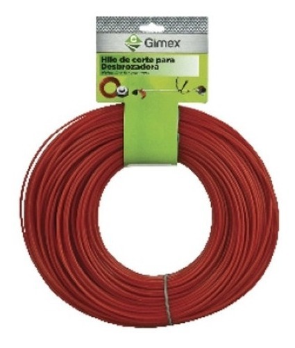 [GM-22HILONY012SE] Hilo Para Desbrozadora 2.40mm (.095) 109.25m Rojo
