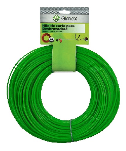 [GM-22HILONY016SE] Hilo Para Desbrozadora 1.60Mm (.065) 109M Verde