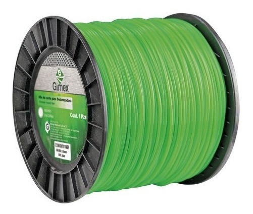 [GM-22HILONY021SF] Hilo Para Desbrozadora 5Lb 3.30Mm (.130) 231M Verde
