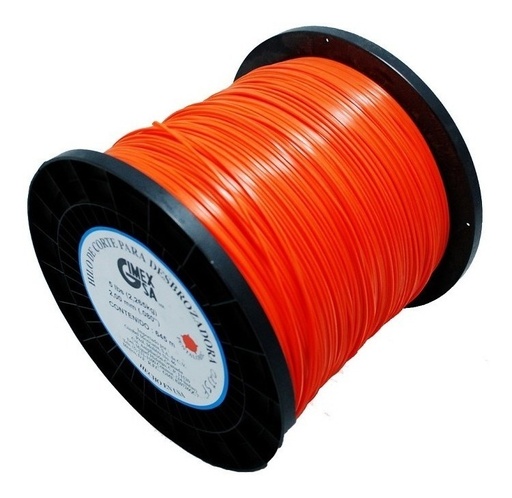 [GM-22HILONY022SF] Hilo Para Desbrozadora 5Lb 1.60Mmx1008M Penta Naranja