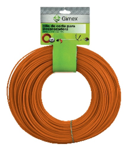 [GM-22HILONY024SE] Hilo Para Desbrozadora 2.4Mm (.095) 111.75M Naranja