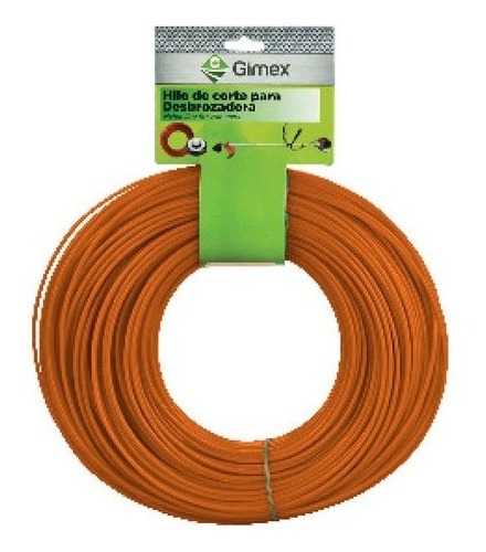 [GM-22HILONY025SE] Hilo Para Desbrozadora 2.65Mm (.105) 122M Naranja