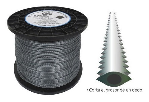 [GM-22HILONY032SF] Hilo Para Desbrozadora Flexiblade 3.50Mmx163M
